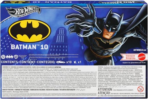 Hot Wheels Batman Themed 1:64 Scale Die Cast Vehicle Set (10 Pack
