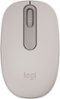 Logitech - M196 Lightweight Bluetooth Wireless Optical Mouse Compact 3-Button Ambidextrous Mouse with Smooth Tracking - Wireless - Sand-Front_Standard