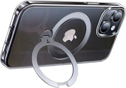 TORRAS UPRO Ostand Spin 360° Magnetic Stand Military Grade Shockproof & MagSafe-Compatible Case for Apple iPhone 15 - Clear GLOBAL SHIPPING
