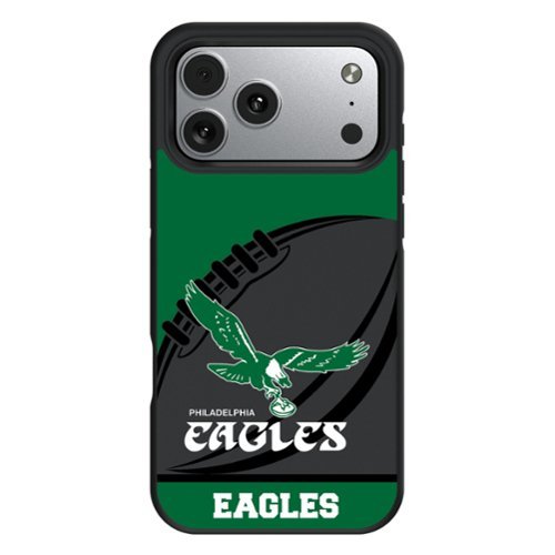 Keyscaper - NFL - Philadelphia Eagles Bump Case with 8.2ft Drop Protection - 16 Pro Max - Multicolor-Front_Standard 
