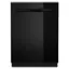 Front. Maytag - 24" Top Control Built-In Stainless Steel Tub Dishwasher with 3rd Rack, Dual Power Filtration, 47 dBA - Black.