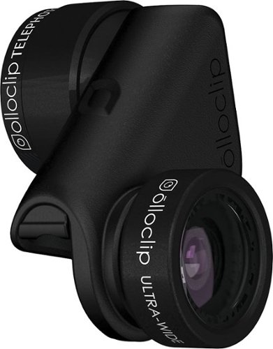  OlloClip - Active Lenses for Apple® iPhone® 6 and 6 Plus - Black