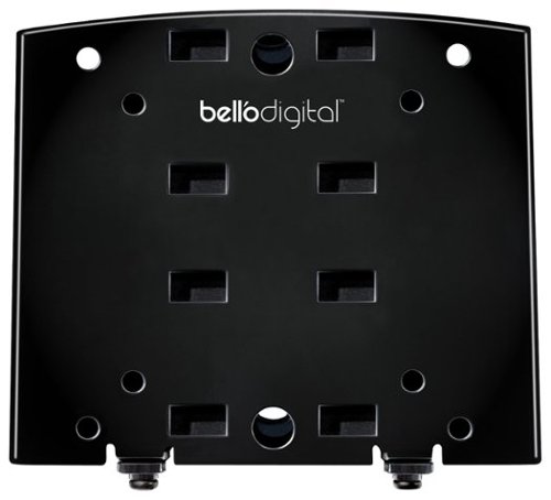 Bell - Fixed TV Wall Mount for Most 12" - 32" Flat-Panel TVs - Piano Black-Front_Standard 