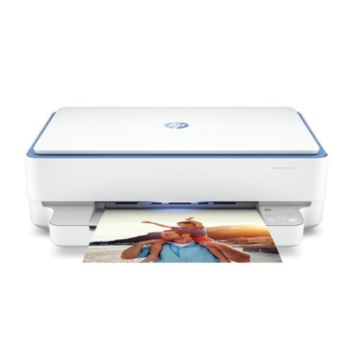 HP - ENVY 6065e Wireless All-in-One Inkjet Printer - Refurbished - White-Front_Standard 