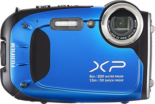  Fujifilm - FinePix XP60 16.4-Megapixel Digital Camera with Float Strap - Blue