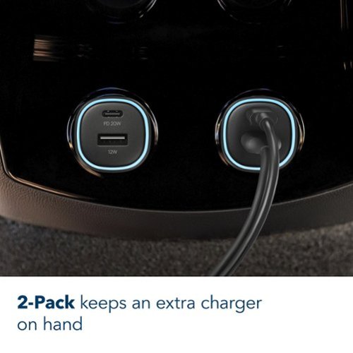 Insignia™ 32W Car Charger 2-Pack for Smartphones, Tablets and More - Black GLOBAL SHIPPING