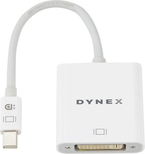  Dynex™ - Mini DisplayPort-to-DVI Adapter - White