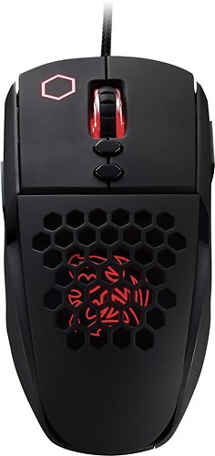  Thermaltake - Ventus Ambidextrous Laser Gaming Mouse - Black