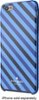 kate spade new york - Diagonal Stripe Hybrid Hard Shell Case for Apple® iPhone® 6 Plus - Blue-Front_Standard