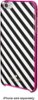 kate spade new york - Diagonal Stripe Hybrid Hard Shell Case for Apple® iPhone® 6 Plus - Black/Cream-Front_Standard