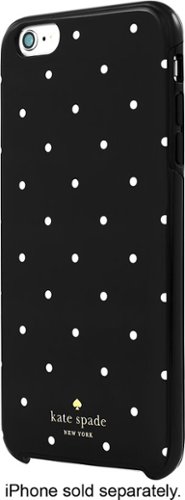  kate spade new york - Larabee Dot Hybrid Hard Shell Case for Apple® iPhone® 6 Plus - Black/Cream