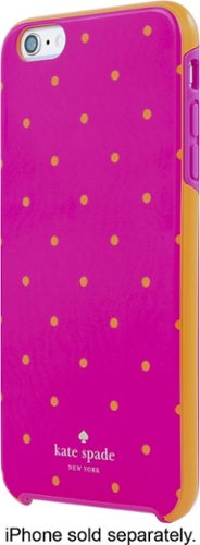  kate spade new york - Larabee Dot Hybrid Hard Shell Case for Apple® iPhone® 6 Plus - Pink/Orange