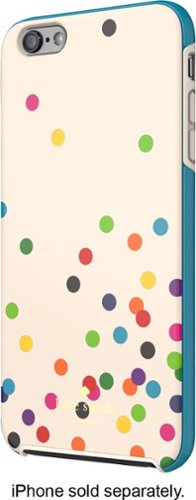  kate spade new york - Confetti Dot Hybrid Hard Shell Case for Apple® iPhone® 6 Plus - Cream/Black/Green/Blue/Pink/Yellow