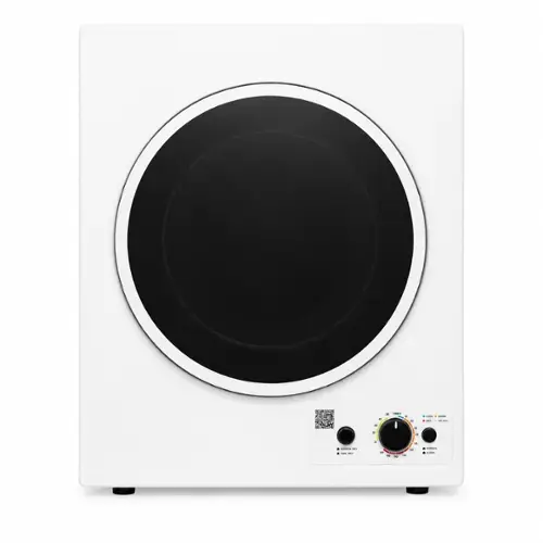 Front. Equator - Equator ED 850 S Compact Vented Sensor Dryer 3.5 Cu. Ft. 13 lbs Easy Knob Control Auto Dry Compact Stackable 110V - White.