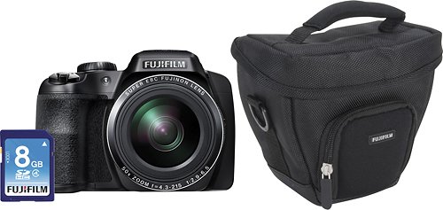  Fujifilm - FinePix S9250 16.2-Megapixel Digital Camera Bundle - Black