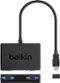 Belkin - HDMI-to-Dual-VGA Adapter - Black-Front_Standard