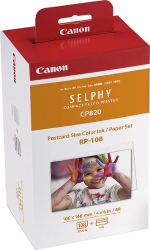 Canon RP-108 High-Capacity Color Ink/Paper Set - Multicolor WORLDWIDE DELIVERY