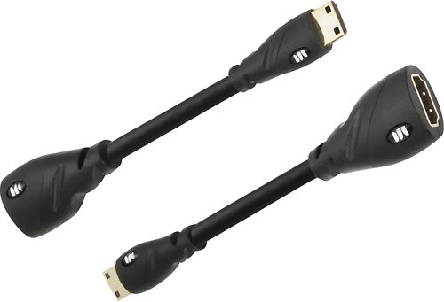 Monster - Mini HDMI-to-HDMI Adapter - Black