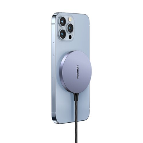 UGREEN Magnetic Wireless Charger for iPhone 12-16 Series - Grey GLOBAL SHIPPING