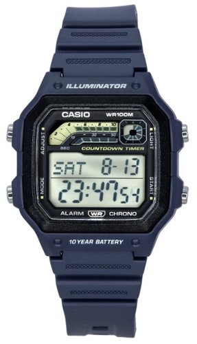 Casio Illuminator Digital Quartz WS 1600H 2A Mens Watch Alarm