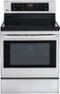LG - 6.3 Cu. Ft. Self-Cleaning Freestanding Electric Convection Range - Stainless Steel-Front_Standard 