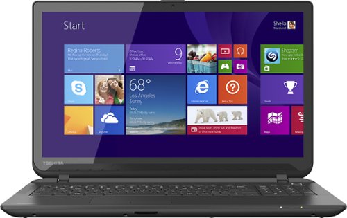  Toshiba - Satellite 15.6&quot; Touch-Screen Laptop - AMD A8-Series - 4GB Memory - 500GB Hard Drive - Jet Black
