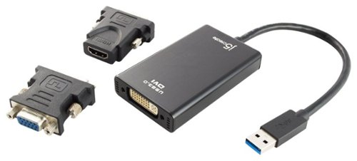  j5create - USB 3.0-to-DVI Adapter - Black
