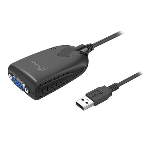j5create - USB-A-to-VGA Adapter - Black