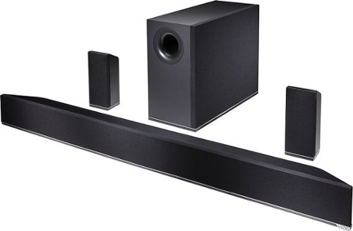  VIZIO - 5.1 Channel Soundbar System with Bluetooth and 6&quot; Wireless Subwoofer - Black