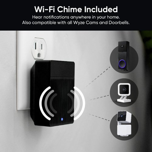 Wyze Duo Cam Video Doorbell, 2 Cameras,  Wired/Battery Operated, 2k Security Camera, 2-Way Audio, Chime Included - Black GLOBAL SHIPPING