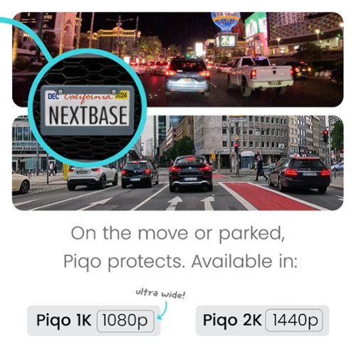 Nextbase Piqo 2K Dash Camera - Black WORLDWIDE DELIVERY