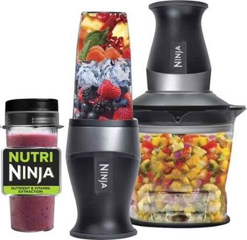  Ninja - Nutri 2-in-1 Nutrient &amp; Vitamin Extractor - Black