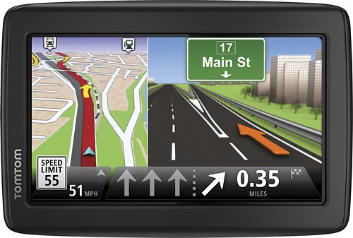  TomTom - VIA 1515M 5&quot; GPS with Lifetime Map Updates - Black/Gray