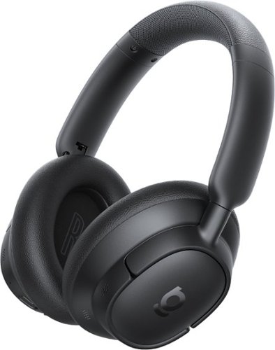 Baseus - Bass BH1 NC Over-Ear Headphones,-45 dB ANC,LDAC Hi-Res,80-Hour Playtime,5-Mic Calls - Black