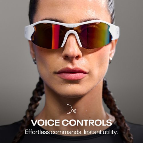 Lucyd Reebok Flash Smart Eyewear Powered by Lucyd - White/Red WORLDWIDE DELIVERY