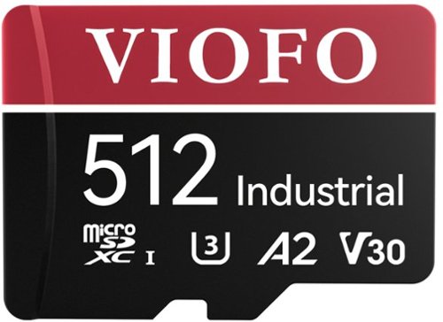 VIOFO - 512GB Industrial Grade microSD Card, U3 A2 V30 High Speed Memory Card with Adapter, Support Ultra HD 4K Recording-Front_Standard 