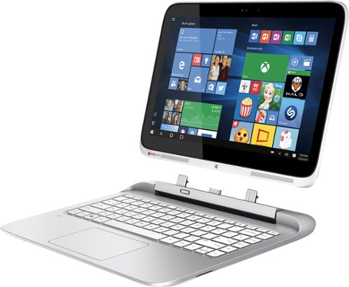  HP - x2 2-in-1 13.3&quot; Touch-Screen Laptop - Wi-Fi + 4G LTE - Intel Core i3 - 4GB Memory - 500GB+8GB Hybrid Hard Drive - Snow White/Ash Silver