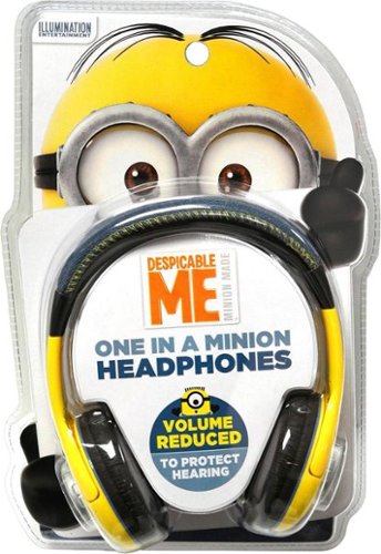  KIDdesigns - Minions Wired Over-the-Ear Headphones - Blue/White/Pink