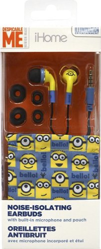  KIDdesigns - Minions Earbud Headphones - Black