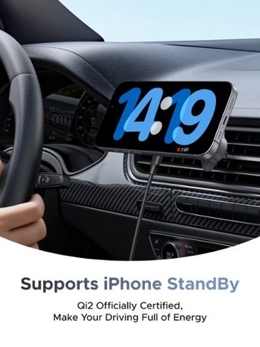 UGREEN Qi2 25W MagSafe Car Mount Charger, Magnetic Wireless Car Charger for iPhone 17-12 Series (Cable Included, No AC Adapter) - Blue HOW TO BUY
