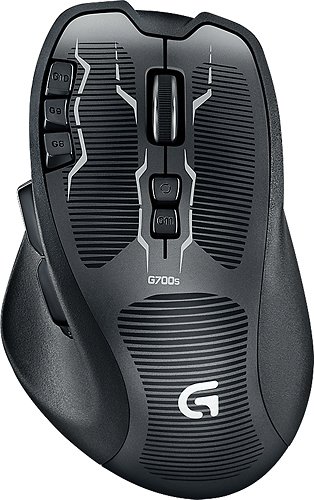  Logitech - G700s Rechargeable Laser Gaming Mouse - Black