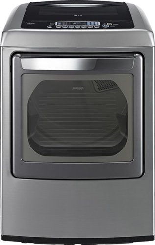  LG - SteamDryer 7.3 Cu. Ft. 12-Cycle Ultralarge-Capacity Steam Electric Dryer - Graphite Steel