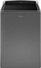 Whirlpool - 5.3 Cu. Ft. 26-Cycle High-Efficiency Top-Load Washer with Steam and ColorLast - Chrome Shadow-Front_Standard