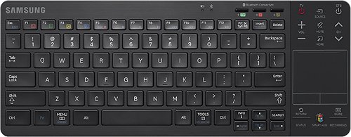  Smart Wireless Keyboard for Select Samsung Smart TVs, Mobile Phones and Tablets - Black