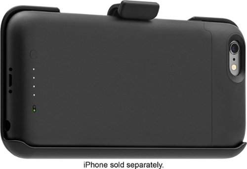  mophie - Belt Clip Case for juice pack and Apple® iPhone® 6 Plus and 6s Plus - Black