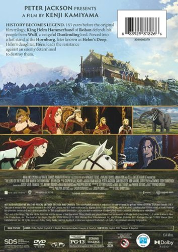 Lord Of The Rings, The: The War Of The Rohirrim [DVD] [Standard