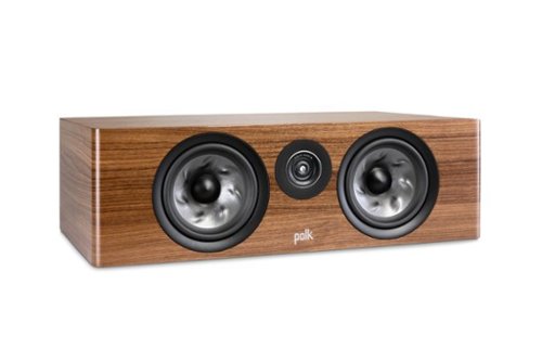 Polk Audio - Polk Reserve Series R400 Large Center Channel Loudspeaker, New 1" Pinnacle Ring Tweeter & Dual 6.5" Turbine Cone Woofers - Brown