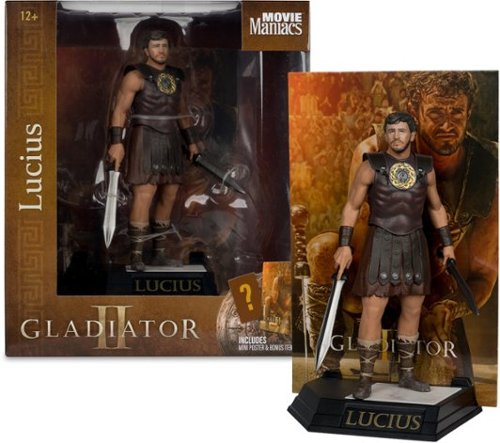 【J21920】The Gladiators McFarlane Toys McFarlane Gladiator II Movie Maniacs Lucius 6