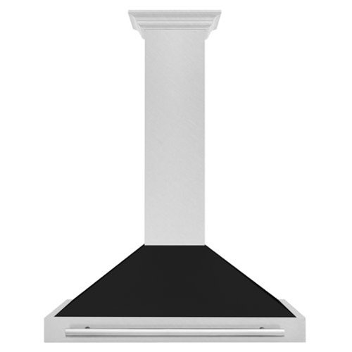 ZLINE - 36 inches - Externally Vented - Wall Range Hood - Black Matte