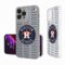 Keyscaper - MLB - Houston Astros Text Backdrop Clear iPhone Case - 16e - Multicolor-Front_Standard